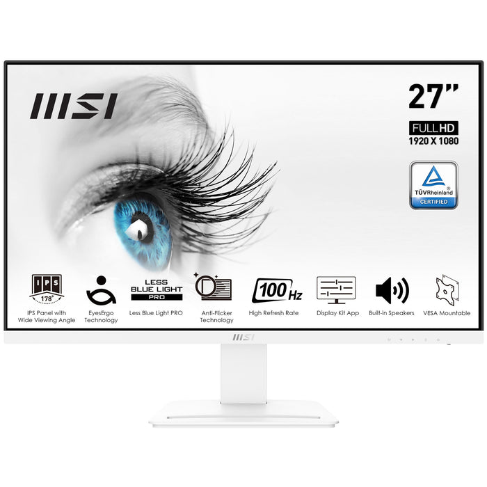 EAN 4711377089166 - MSI Pro MP273AW pantalla para PC 68,6 cm (27") 1920 x 1080 Pixeles Full HD LED Blanco imagen 1