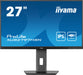 EAN 4948570124978 - iiyama ProLite XUB2797HSN-B2 pantalla para PC 68,6 cm (27") 1920 x 1080 Pixeles Full HD LED Negro imagen 1