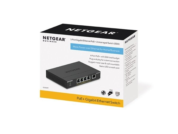 EAN 0606449164916 - NETGEAR GS305PP No administrado Gigabit Ethernet (10/100/1000) Energía sobre Ethernet (PoE) Negro imagen 6