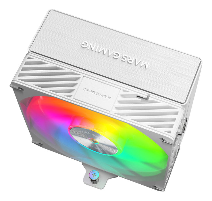 EAN 8435693109457 - Mars Gaming MCPUX5ARGBW sistema de refrigeración para ordenador Procesador Refrigerador de aire 12 cm Bla imagen 4