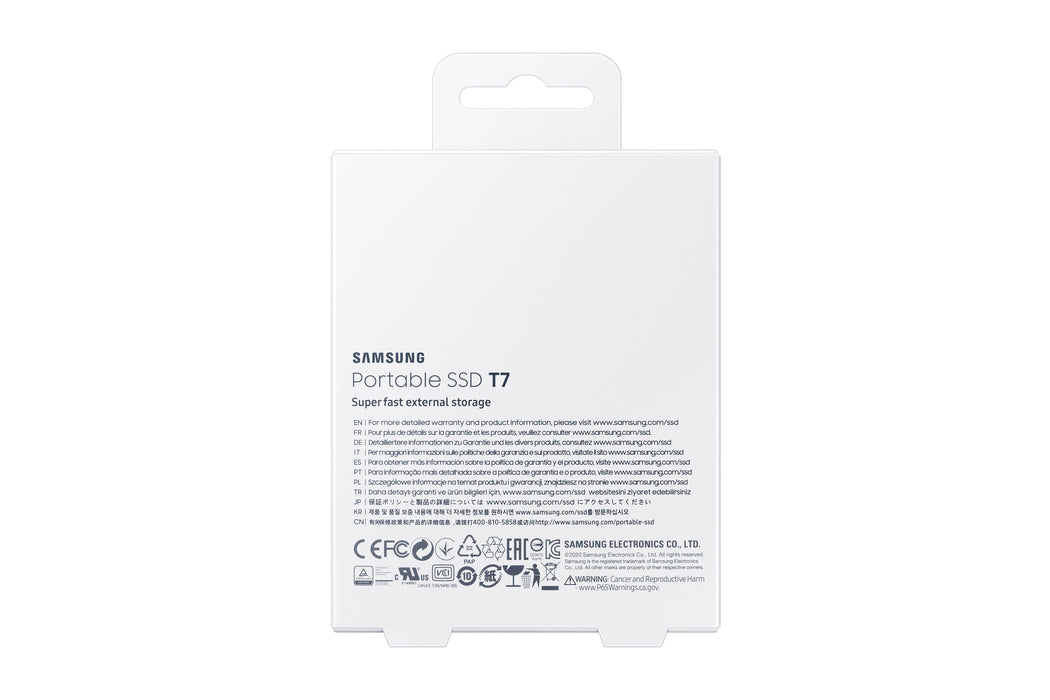 EAN 8806090312410 - Samsung Portable SSD T7 1 TB USB Tipo C 3.2 Gen 2 (3.1 Gen 2) Azul imagen 9