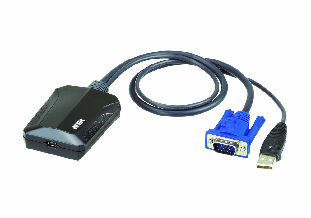 EAN 672792403736 - ATEN CV211 cable para video, teclado y ratón (kvm) Negro, Azul imagen 1