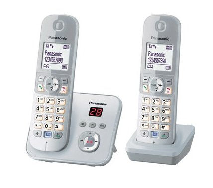 EAN 5025232731800 - Panasonic KX-TG6822 Teléfono DECT Identificador de llamadas Plata imagen 1