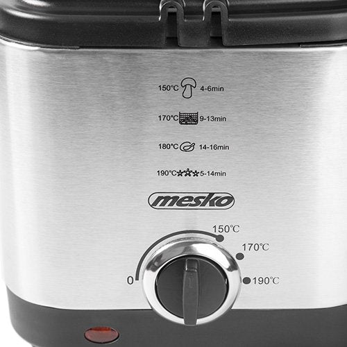 EAN 5902934830829 - Mesko Home MS 4910 freidora Sencillo 1,5 L Independiente 900 W Negro, Acero satinado imagen 4