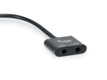 EAN 4015867224311 - Equip 133469 cable de audio 0,15 m USB C 2 x 3.5mm Negro imagen 2