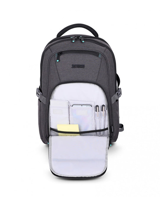 EAN 3760170883724 - Urban Factory HTE15UF mochila Mochila de viaje Negro, Gris Poliéster, Tereftalato de polietileno (PET) imagen 6