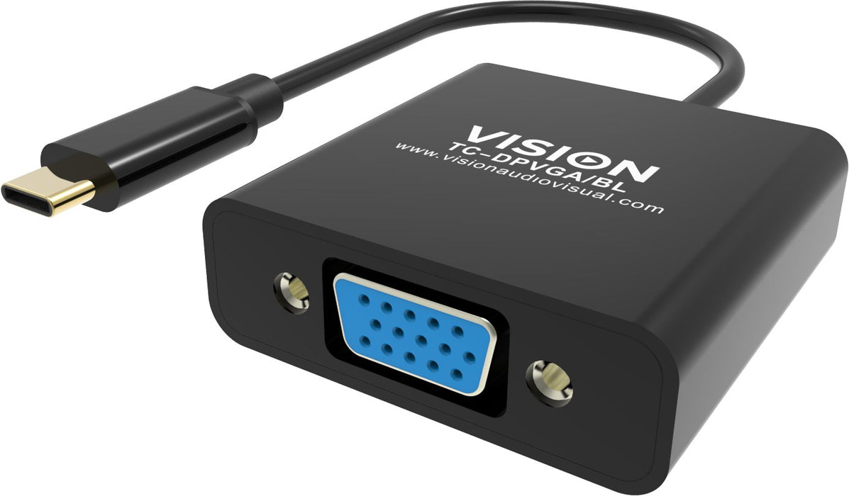 EAN 4979135000000 - Vision TC-USBCVGA/BL adaptador de cable de vídeo USB Tipo C VGA (D-Sub) Negro imagen 2