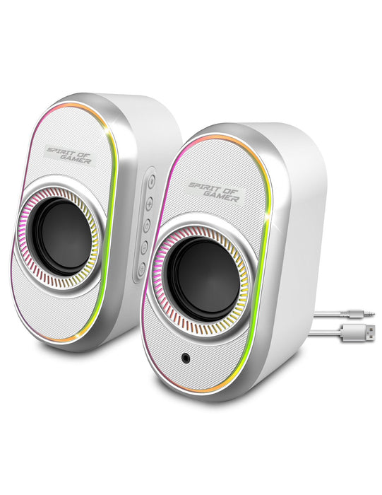 EAN 3700104434349 - Spirit of Gamer FANATIC 500 ARTIC Blanco Inalámbrico y alámbrico 3 W imagen 1