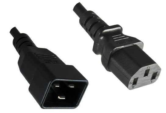 EAN 5712505452080 - Microconnect PE030610 cable de transmisión Negro 1 m C13 acoplador C20 acoplador imagen 1