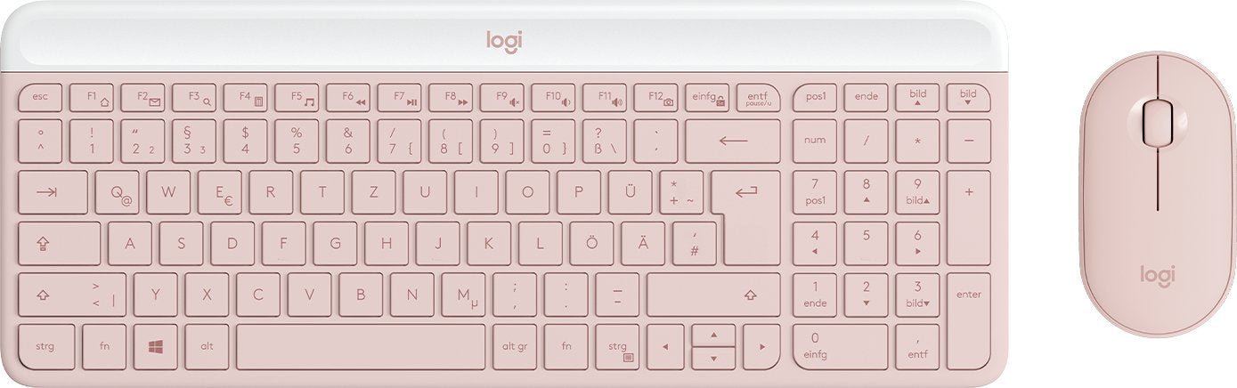 EAN 5099206107809 - Logitech 920-011314 teclado Ratón incluido Oficina RF inalámbrico QWERTZ Alemán Rosa imagen 1