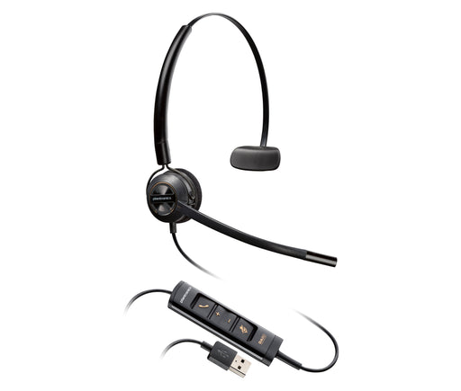 EAN 0197029632913 - Poly EncorePro 545 USB-A Convertible Headset Auriculares Alámbrico Diadema Llamadas/Música USB tipo A Neg imagen 1