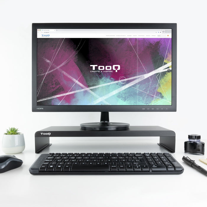 EAN 8433281010246 - TooQ TQMR0121 soporte para monitor Escritorio Negro imagen 4