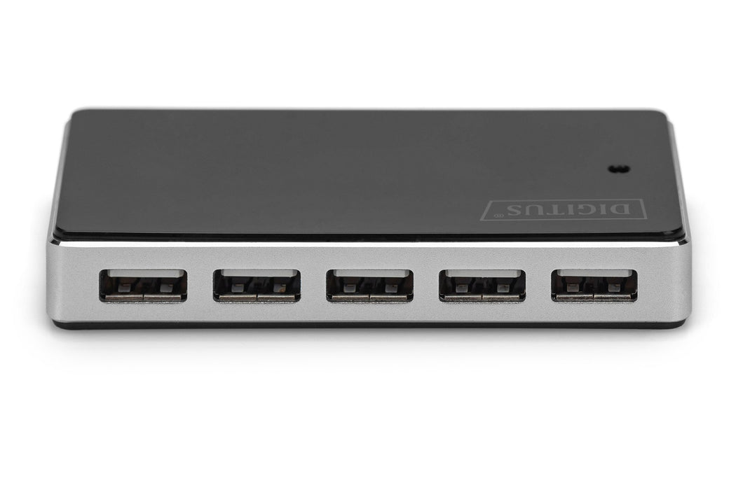 EAN 4016032331445 - Digitus DA-70229 hub de interfaz 480 Mbit/s Negro, Plata imagen 4