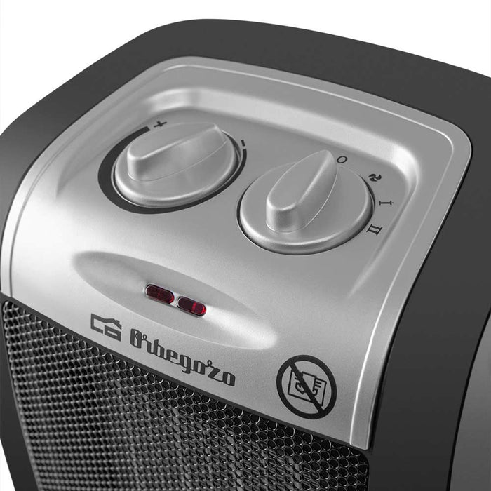 EAN 8436044533358 - Orbegozo CR 5017 Interior Negro, Plata 1500 W Ventilador eléctrico imagen 4