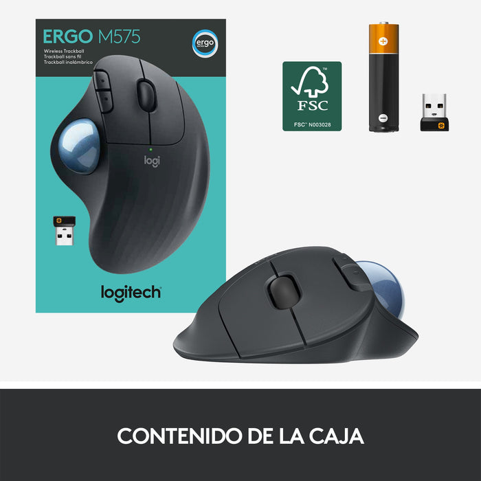 EAN 5099206092273 - Logitech 910-005872 ratón Oficina mano derecha RF Wireless + Bluetooth Trackball 2000 DPI imagen 14