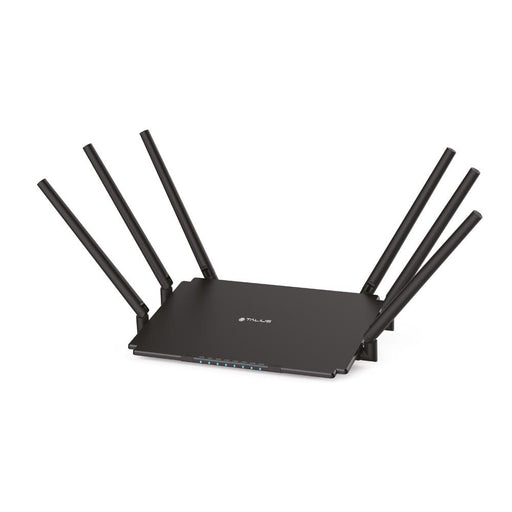 EAN 8436550234169 - TALIUS RT-2100GLAN router inalámbrico Gigabit Ethernet Doble banda (2,4 GHz / 5 GHz) Negro imagen 1