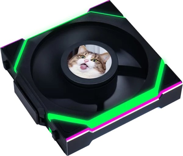 EAN 4718466016799 - Lian Li UNI FAN SL Wireless LCD 120 Reverse Blade Carcasa del ordenador Ventilador 12 cm Negro 1 pieza(s) imagen 3