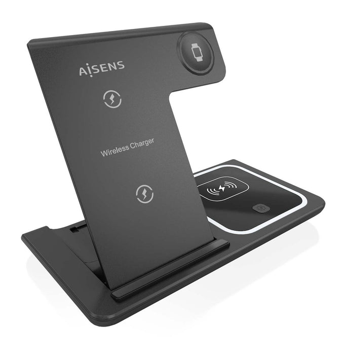 EAN 8435739901687 - AISENS ASCH-15W3WC043-BK cargador de dispositivo móvil Auriculares, Teléfono móvil, Smartphone, Reloj int imagen 1