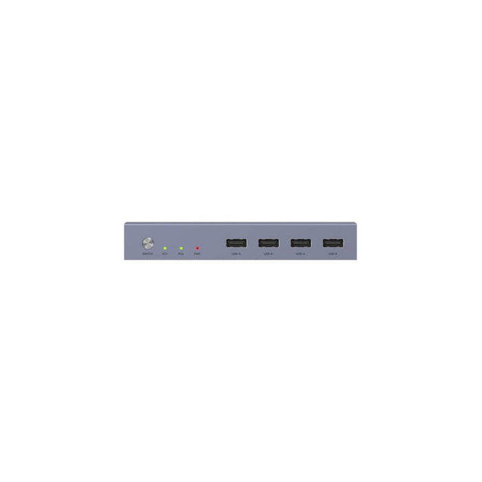 EAN 4894160048301 - UNITEK V307A interruptor KVM Gris imagen 3