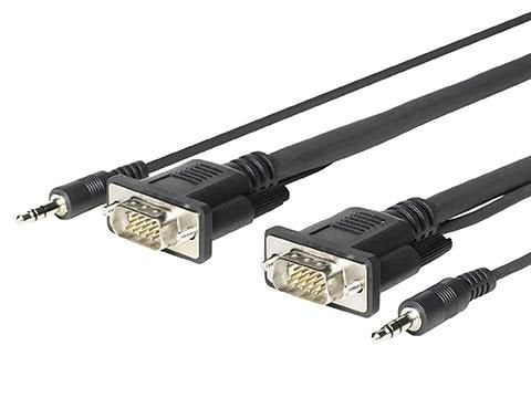 EAN 5712505316290 - Vivolink PROVGAMCS1.8 adaptador de cable de vídeo 1,8 m VGA (D-Sub) + 3,5mm Negro imagen 1