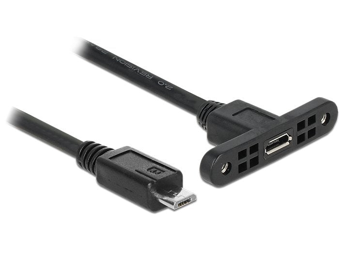 EAN 4043619852451 - DeLOCK 85245 cable USB USB 2.0 0,25 m Micro-USB B Negro imagen 1