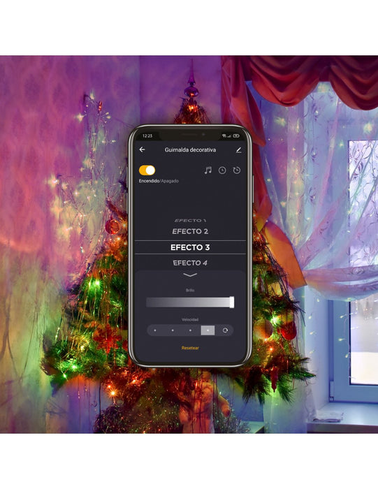 EAN 8426801164338 - Muvit MIOGAR002 iluminación decorativa Cadena de luces decorativa 200 bombilla(s) LED integrado 6 W G imagen 5