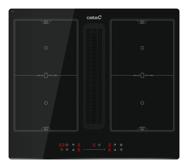 EAN 8422248358705 - CATA IAS 6024 Cocina familiar tipo industrial A+ Con placa de inducción Negro imagen 1