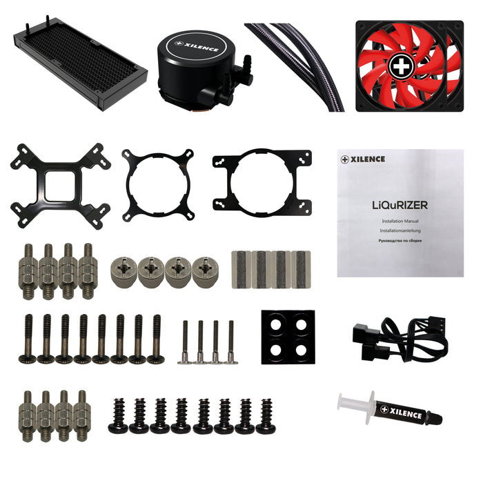 EAN 4044953502118 - Xilence Performance A+ LiQuRizer LQ240 Procesador Sistema de refrigeración líquida todo en uno 12 cm Negr imagen 6