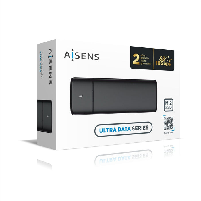 EAN 8436574704433 - AISENS ASM2-001B caja para disco duro externo Caja externa para unidad de estado sólido (SSD) Negro imagen 4