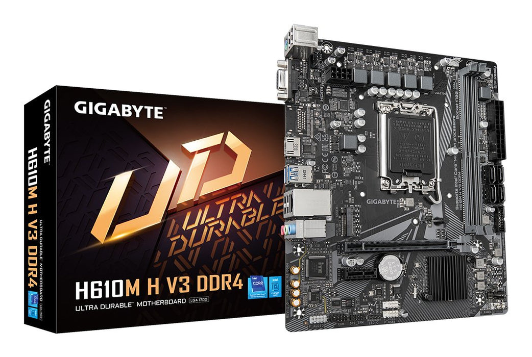 EAN 4719331859718 - GIGABYTE H610M H V3 DDR4 placa base Intel H610 Express LGA 1700 micro ATX imagen 1