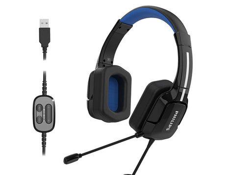 EAN 4895229119284 - Philips 4000 series TAGH401BL/00 auricular y casco Auriculares Alámbrico Diadema Juego USB tipo A Negro imagen 1