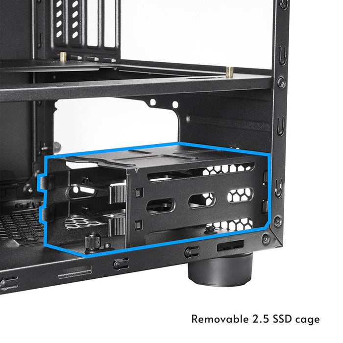 EAN 753263079275 - Chieftec CI-03B-OP carcasa de ordenador Cubo Negro imagen 13