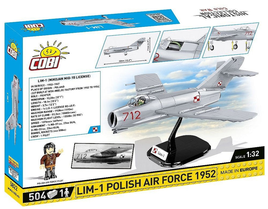 EAN 5902251058227 - COBI Lim-1 Polish Air Force 1952 imagen 6