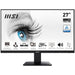 EAN 4711377035156 - MSI Pro MP273A pantalla para PC 68,6 cm (27") 1920 x 1080 Pixeles Full HD LED Negro imagen 1