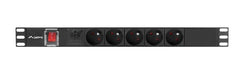 EAN 5901969441765 - Lanberg PDU-05E-0200-IEC-BK unidad de distribución de energía (PDU) 5 salidas AC 1U Negro imagen 6