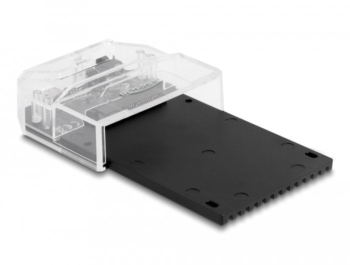 EAN 4043619632053 - DeLOCK 63205 base de conexión para disco duro USB 3.2 Gen 1 (3.1 Gen 1) Type-C Negro, Transparente imagen 1