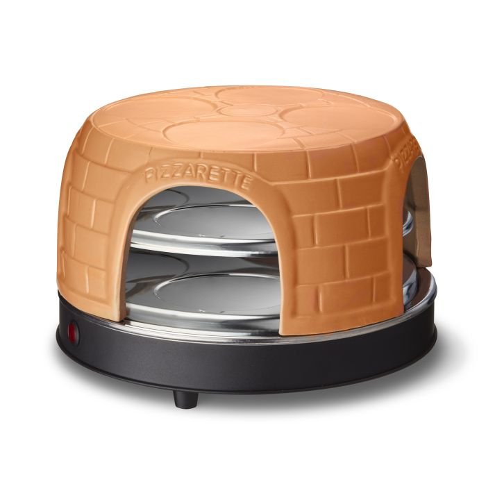 EAN 7333282002435 - Emerio PO-116124.1 fabricante de pizza y hornos 2 Pizza(s) 1500 W Negro, Terracota imagen 1