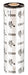 EAN 8596375178557 - Zebra 3300 Wax/ Resin cinta térmica 74 m Negro imagen 1