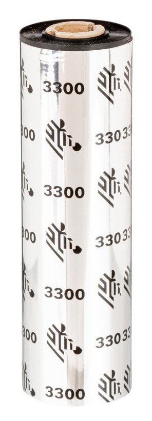 EAN 8596375178557 - Zebra 3300 Wax/ Resin cinta térmica 74 m Negro imagen 1