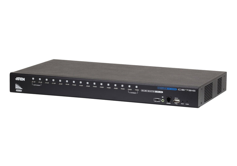 EAN 672792005572 - ATEN CS17916 interruptor KVM Montaje en rack Negro imagen 1