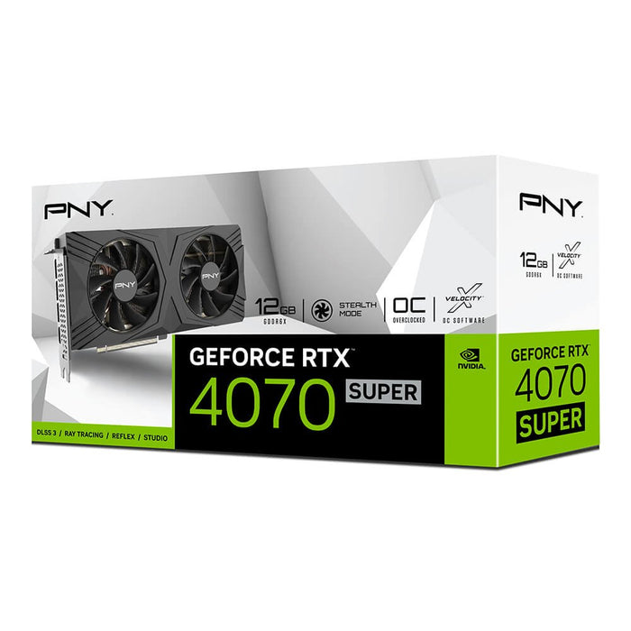 EAN 0751492786414 - PNY GeForce RTX 4070 SUPER VERTO Overclocked Dual Fan DLSS 3 NVIDIA 12 GB GDDR6X imagen 3