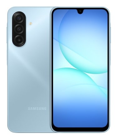 EAN 8806097651116 - Samsung Galaxy A17 17 cm (6.7") Ranura híbrida Dual SIM 4G USB Tipo C 4 GB 128 GB 5000 mAh Azul claro imagen 1