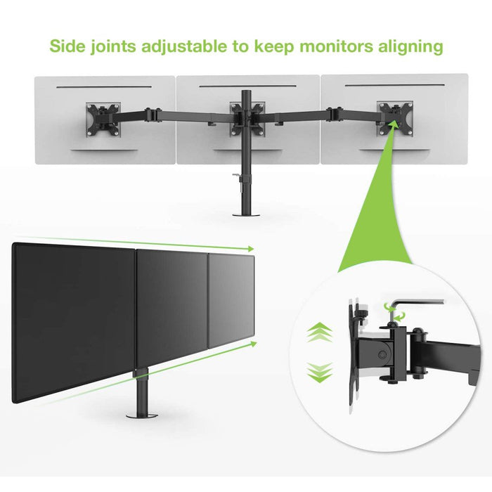 EAN 8057685301757 - Techly ICA-LCD 482-T soporte para monitor 61 cm (24") Escritorio Negro imagen 9
