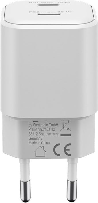 EAN 4040849753343 - Goobay 75334 cargador de dispositivo móvil Universal Blanco Corriente alterna Carga rápida Interior imagen 5