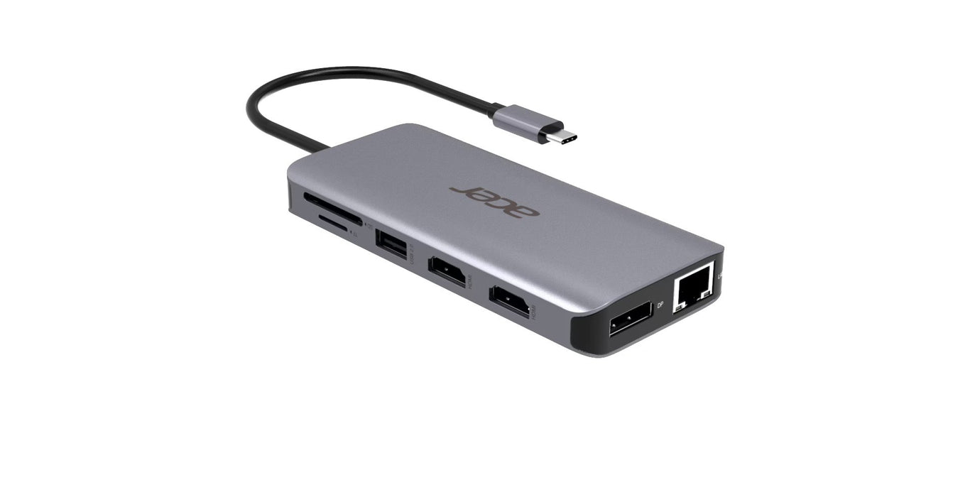 EAN 4712842945611 - Acer 12-in-1 Type-C Dongle Alámbrico USB 3.2 Gen 1 (3.1 Gen 1) Type-C Plata imagen 3