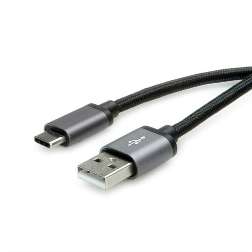 EAN 7611990142217 - ROLINE 11029027 cable USB USB 2.0 0,8 m USB A USB C Negro imagen 1