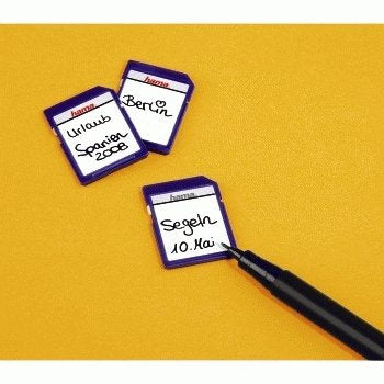 EAN 4007249959164 - Hama "SD/MMC" Memory Card Labels etiqueta autoadhesiva Blanco 18 pieza(s) imagen 2