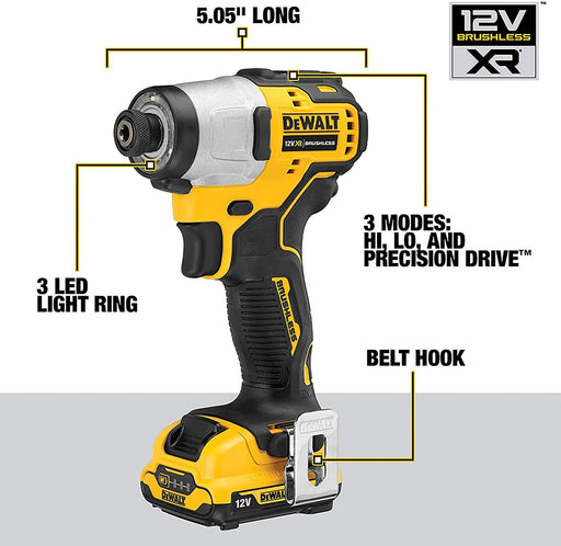 EAN 5035048709979 - DeWALT DCF801D2-QW destornillador eléctrico y llave de impacto imagen 2