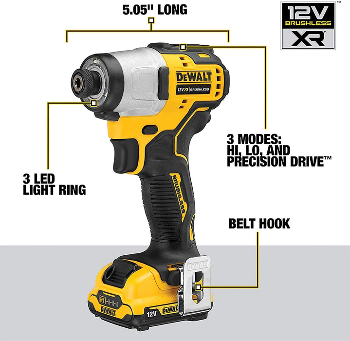 EAN 5035048709979 - DeWALT DCF801D2-QW destornillador eléctrico y llave de impacto imagen 2