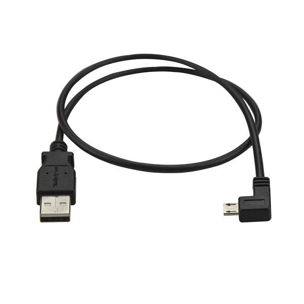 EAN 0065030868174 - StarTech.com USBAUB50CMLA cable USB USB 2.0 USB A Micro-USB B Negro imagen 2